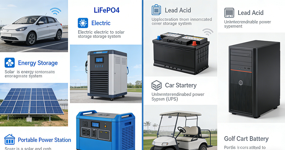 lifepo4 vs lead acid car battery