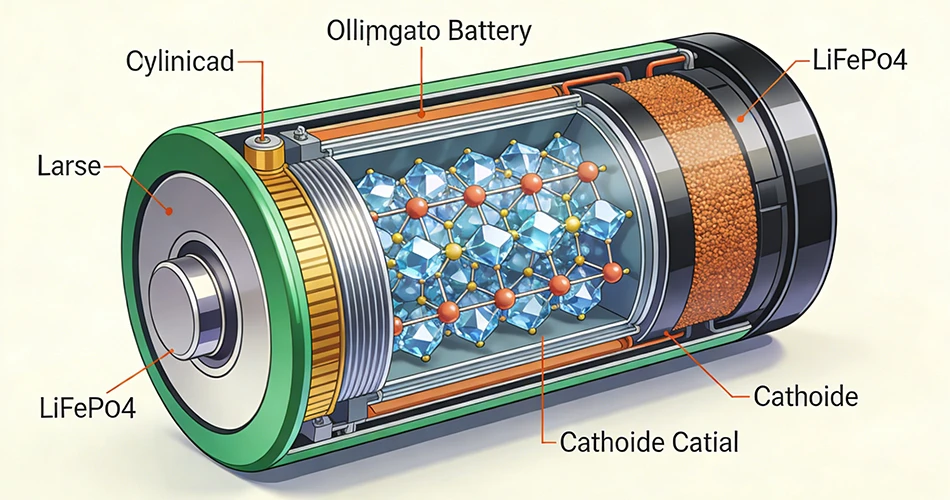 cylindrical battery vs prismatic cell comparison table
