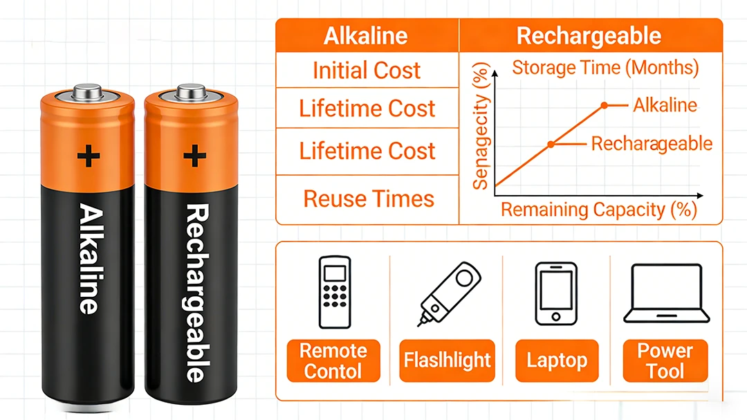 are aa alkaline batteries rechargeable
