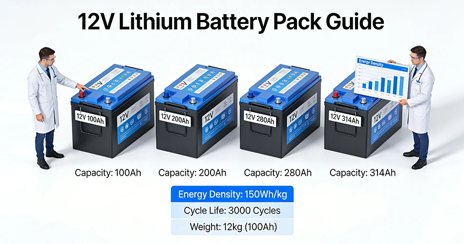 High-Density Storage: 12v 280ah battery pack