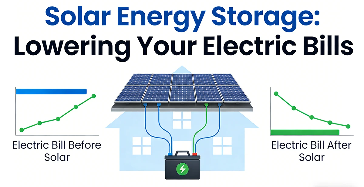 Solar Energy Storage: Lowering Your Electric Bills