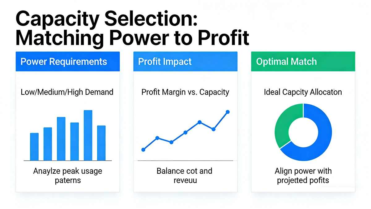 Capacity Selection: Matching Power to Profit