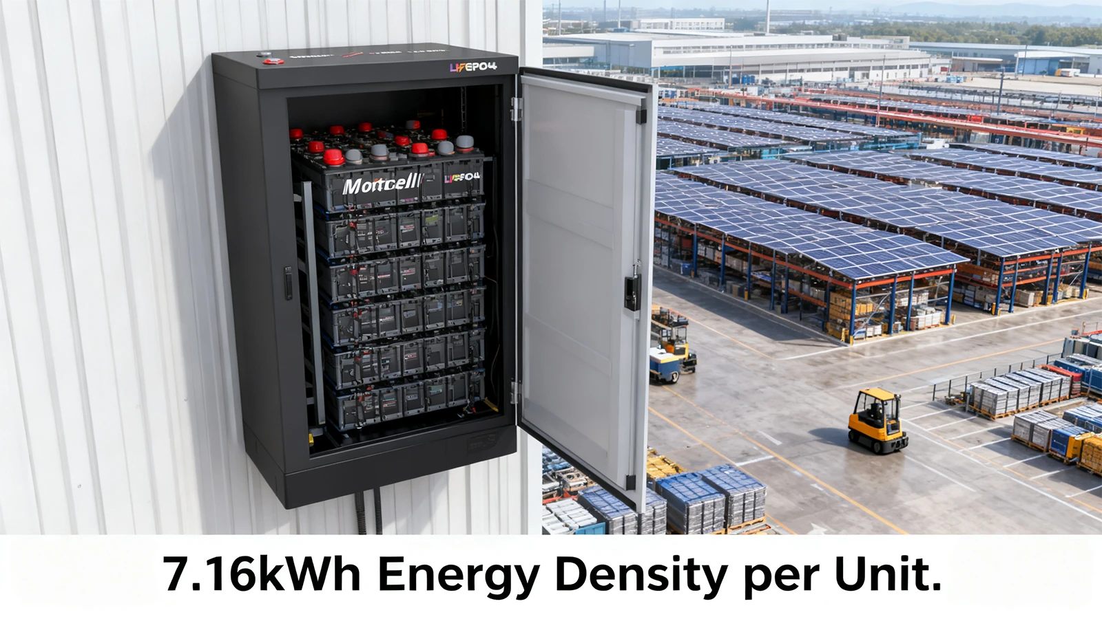 High-density 24V 280Ah battery pack for commercial energy storage system and industrial solar power infrastructure