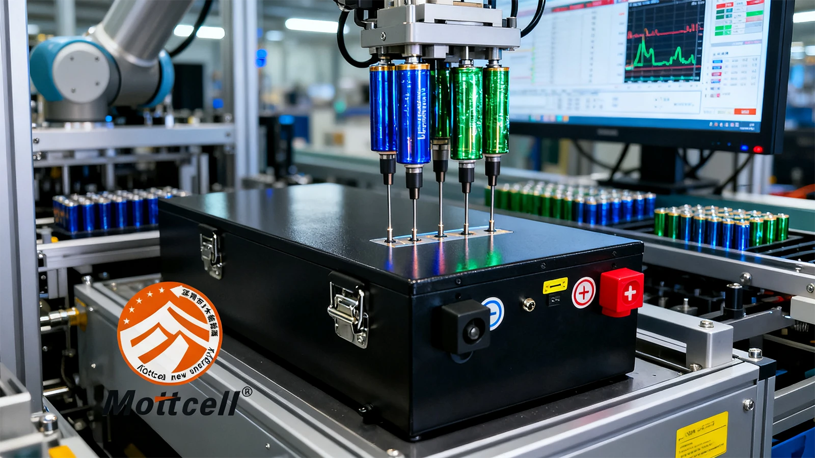 Mottcell automated LiFePO4 cell matching and sorting facility for high-precision 36V battery pack manufacturing Mottcell automated LiFePO4 cell matching and sorting facility for high-precision 36V battery pack manufacturing