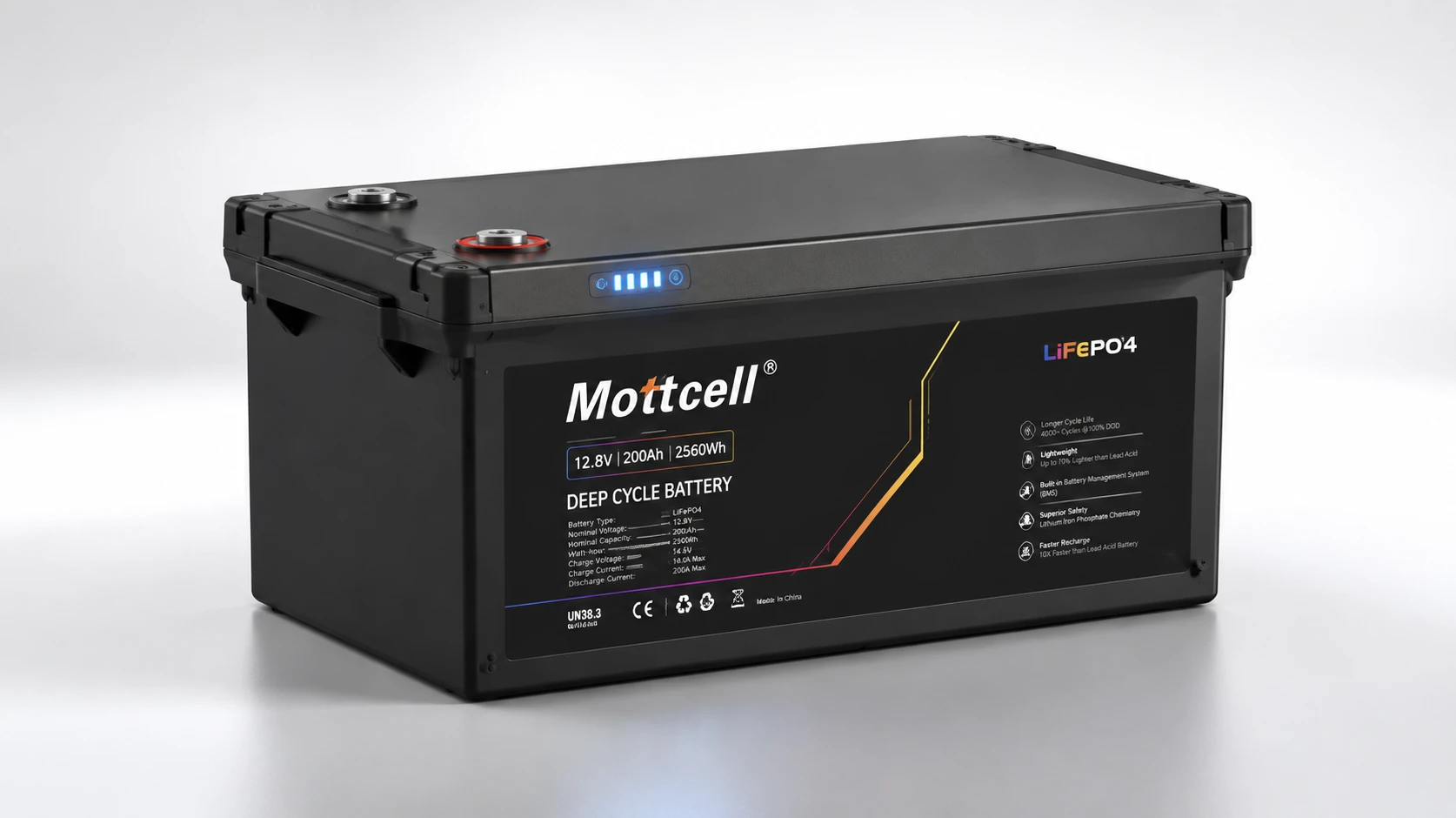 Heavy-duty 12.8v 200ah battery pack manufactured by Grade A certified factory Heavy-duty 12.8v 200ah battery pack manufactured by Grade A certified factory