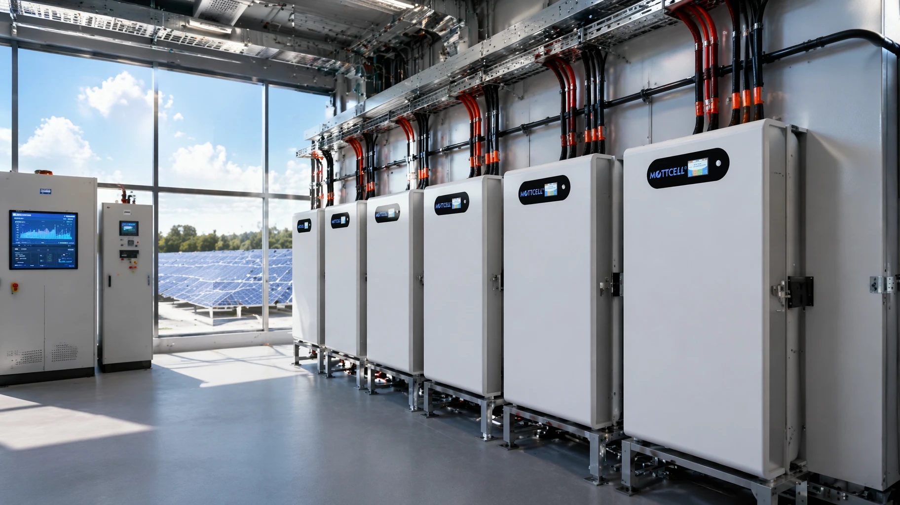 Industrial-grade HESS 15kwh for solar system integration inside a commercial microgrid control hub