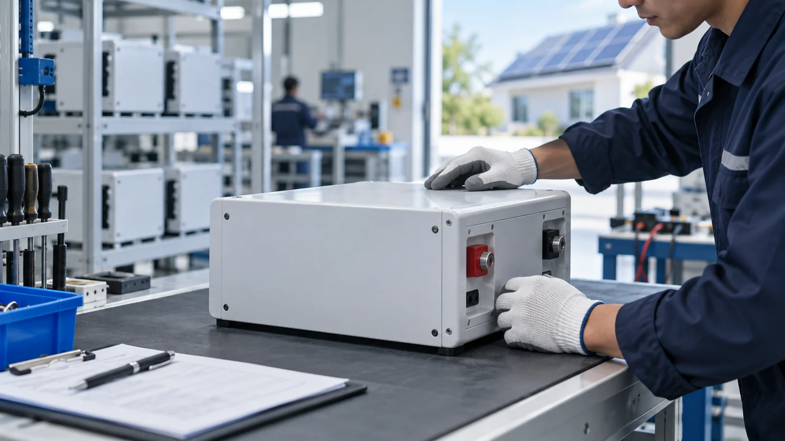 Conceptual battery inspection for a 48V-class 100Ah HESS buying guide